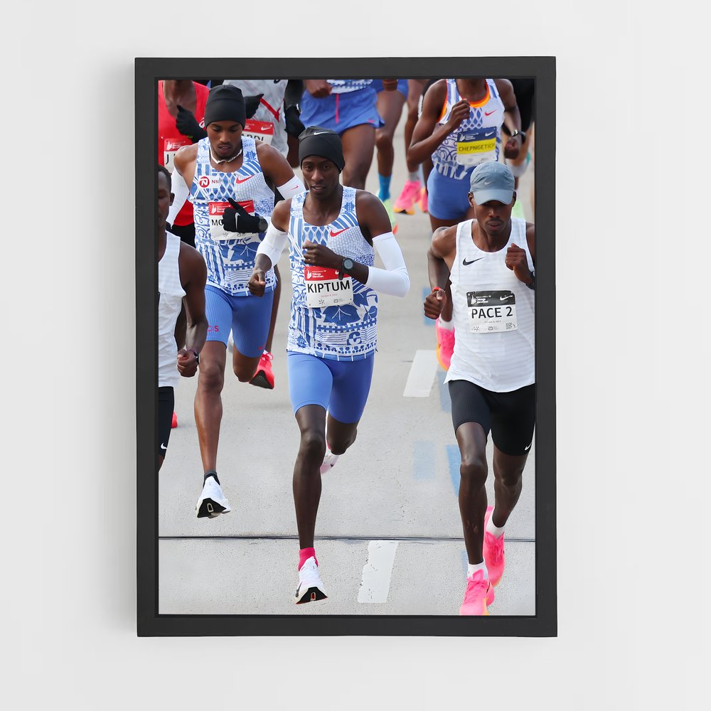 Poster Kelvin kiptum – affiche Athlétisme (vue 2)